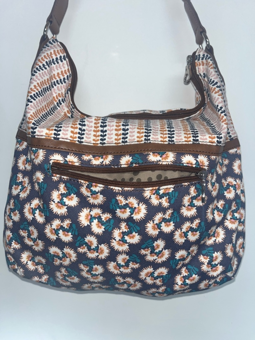 Bohemian Floral Canvas Shoulder Bag by Relic, #boho #cottagecore - Picture 5 of 8